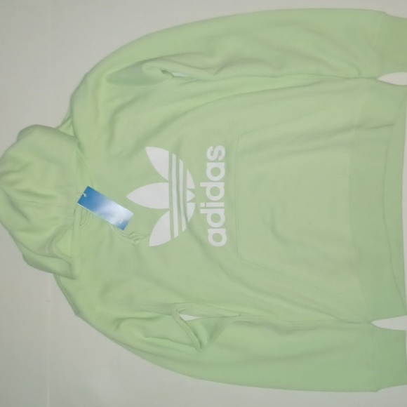 adidas Other - Adidas Originals Trefoil Hoodie Semi Green Spark NWT
